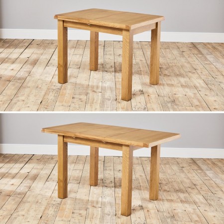 Forrester : Bàn Ăn Gỗ Sồi Kéo Giản 1m5 ⇔ 1m85 ⇔ 2m2
